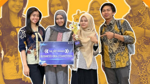 Tim Anjangsana FTI meraih Juara 3 dalam Bizbrawl Competition.id National Business Idea Competition 2024